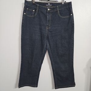 P#67 Jeanbay Jeans Size 12 Women's Dark Blue Jeans‎